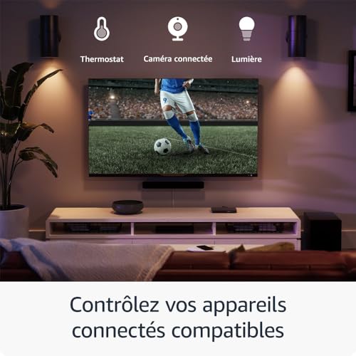 Amazon Fire TV Stick 4K (Nouvelle génération), Appareil de streaming avec prise en charge du Wi-Fi 6 et des technologies Dolby Vision/Atmos et HDR10+