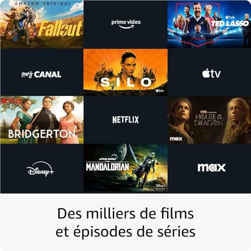 Amazon Fire TV Stick 4K Max (Nouvelle génération), Appareil de streaming avec fonctionnalité Écran dynamique et prenant en charge le Wi-Fi 6E