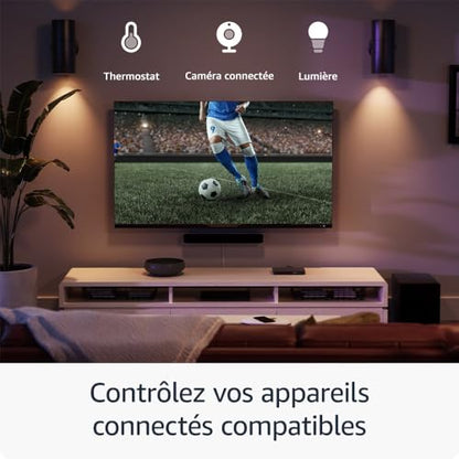 Amazon Fire TV Stick 4K (Nouvelle génération), Appareil de streaming avec prise en charge du Wi-Fi 6 et des technologies Dolby Vision/Atmos et HDR10+